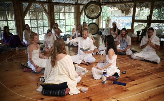 Thomas, the founder of Sounds of Light, speaking about his connection with Cacao